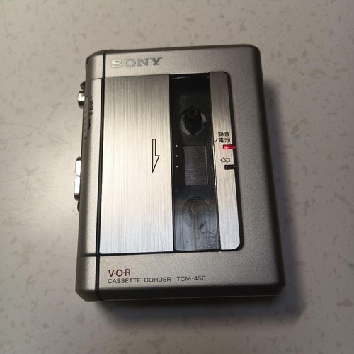 Sony tcm 450 cassette - sony, recorder