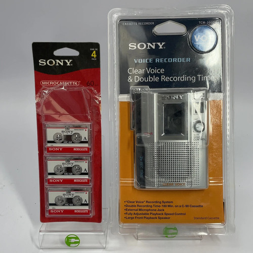 New sony cassette recorder - new,
