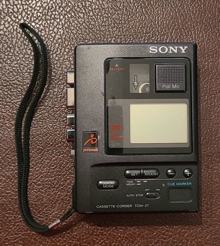 Sony cassette recorder tcm - cassette,