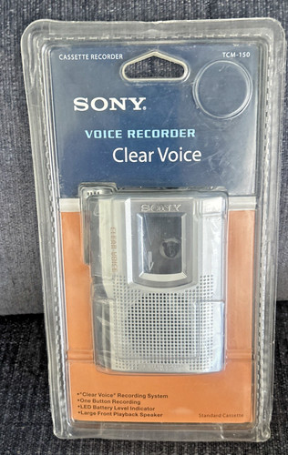 New sealed sony tcm - new, tcm-150