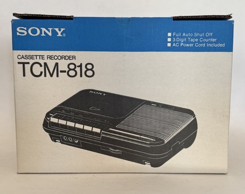 Sony tcm 818 cassette - cassette, recorder