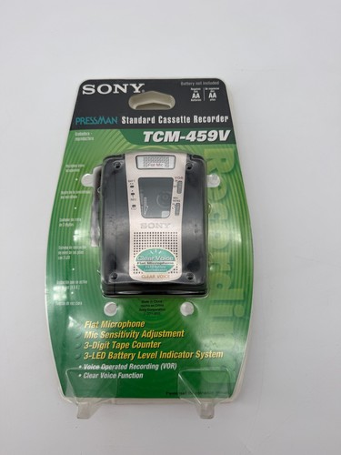 New sealed sony tcm - new, tcm-459v
