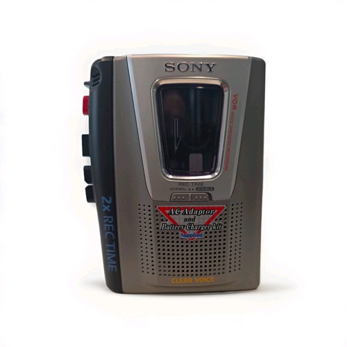 Sony cassette corder clear - cassette-corder,