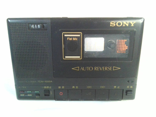 Sony tcm 1000a cassette corder - cassette,