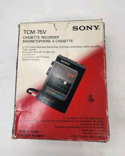 Vintage sony tcm 75v - vintage,