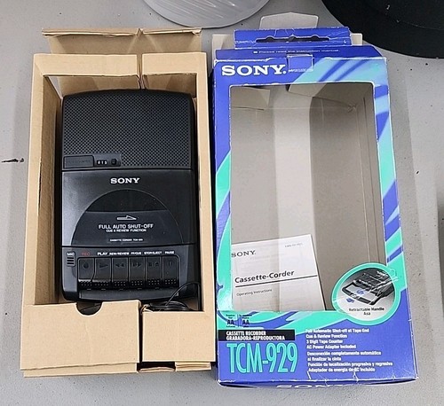 Sony tcm 929 portable - tcm-929, cassette