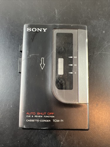 Vintage sony tcm - vintage, cassette