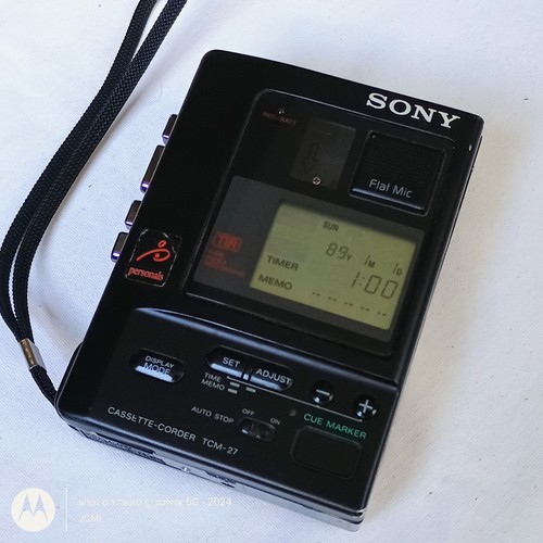 Sony cassette recorder - , tcm-27