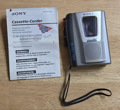 Sony cassette corder clear - sony,