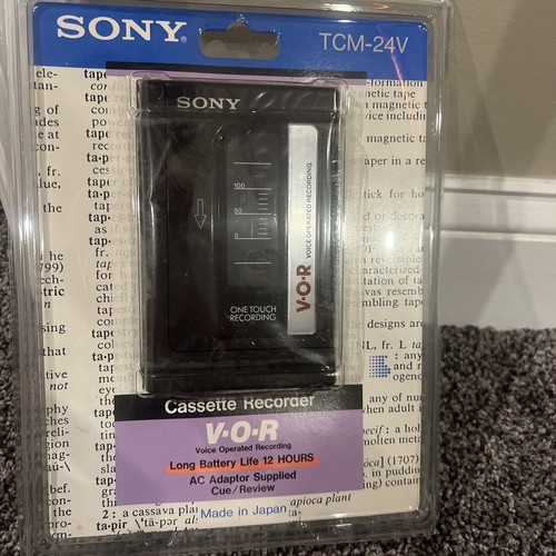 New sony cassette recorder - sony,
