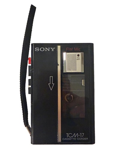 Sony tcm handheld cassette - sony,