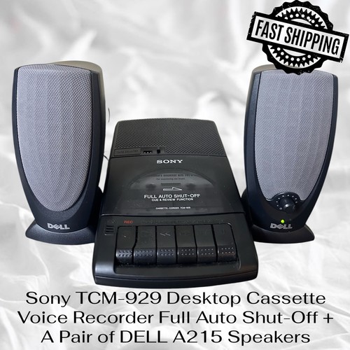 Sony tcm 929 desktop cassette - sony,