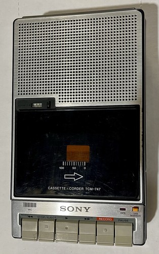 Sony tcm 747 vintage cassette - tcm-747,