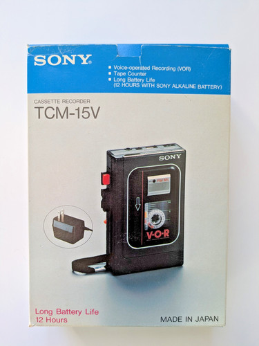Sony cassette recorder - sony,