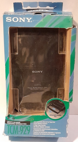 Sony tcm 929 handheld cassette - sony, tcm-929
