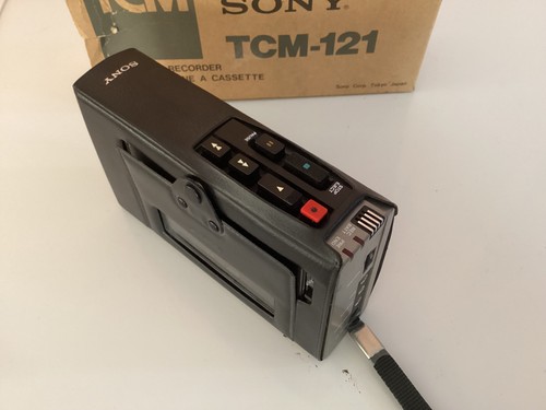 Sony cassette corder tcm - sony, tcm-121