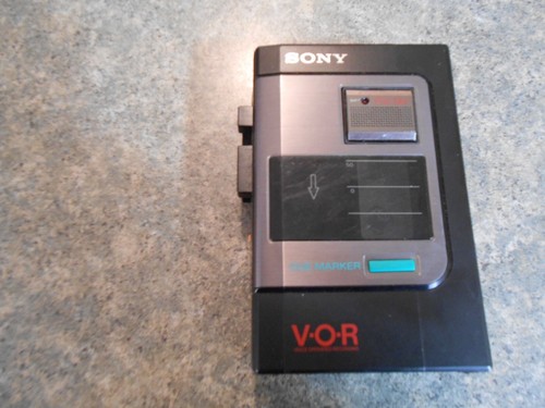 Sony voice operated - v-o-r,