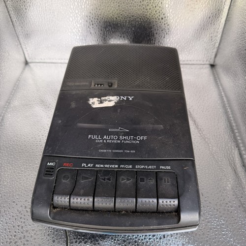 Sony cassette recorder tcm 929 - sony, tcm-929